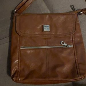 Relic Brown cross body bag. Like new